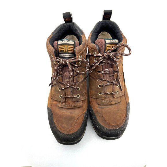 Women’s Waterproof Hiking Outdoor Brown Leather ARIAT Boots 9B - Picture 2 of 16